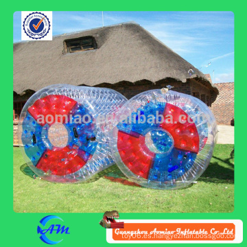 Rodillo inflable colorido gigante inflable del rodillo inflable de la encuesta del agua de la calidad superior y barata para la venta